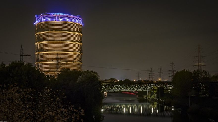 Gasometer in Oberhausen.